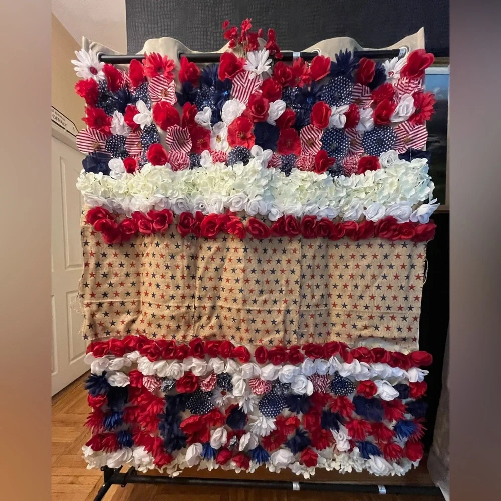 Handmade Flower Wall Photo Party Backdrop